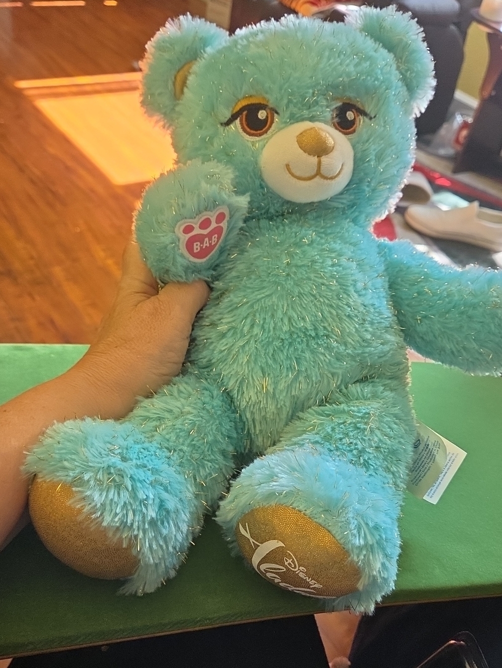 Build-A-Bear Workshop Disney Aladdin Princess Jasmine Inspired Bear Blue Plush